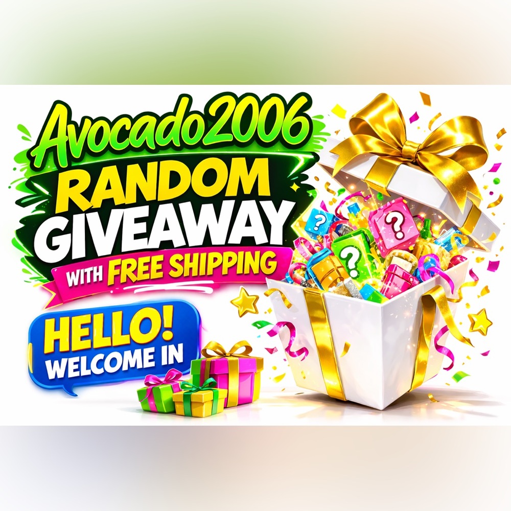 Avocado2006 Giveaway Unlisted Trendy Random with Free Shipping